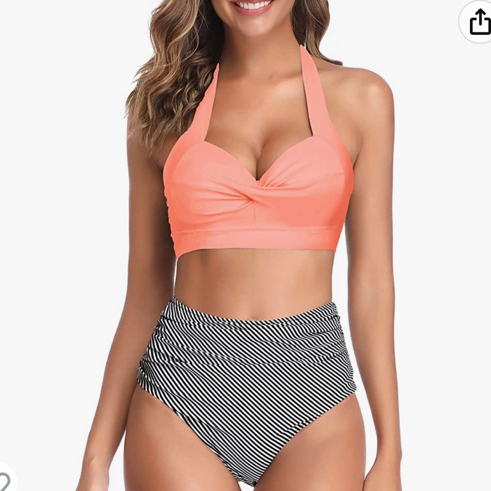 Tempt Me Size L Swimsuit - NWT - High Waisted - Size Large